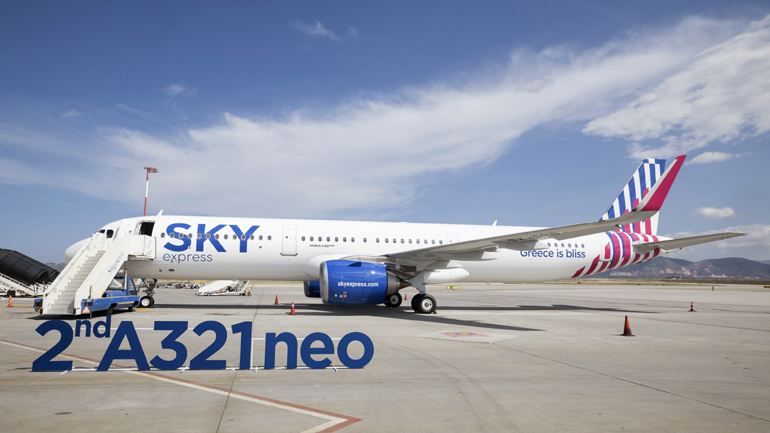 SKY express: Ένας νέος κύκλος ανάπτυξης ξεκινά – Παραλαβή και του δεύτερου AIRBUS A321neo
